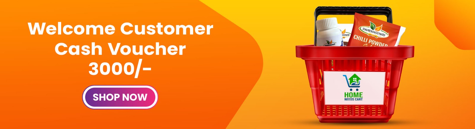 Welcome Customer Cash Voucher